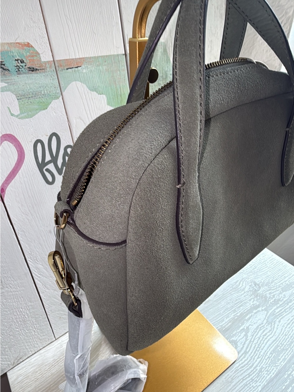 Madewell Suede Crossbody Bag. Get ready for fall !! Great for back to school - Picture 4 of 10